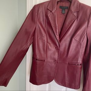 The Limited Red Leather Jacket Size 6